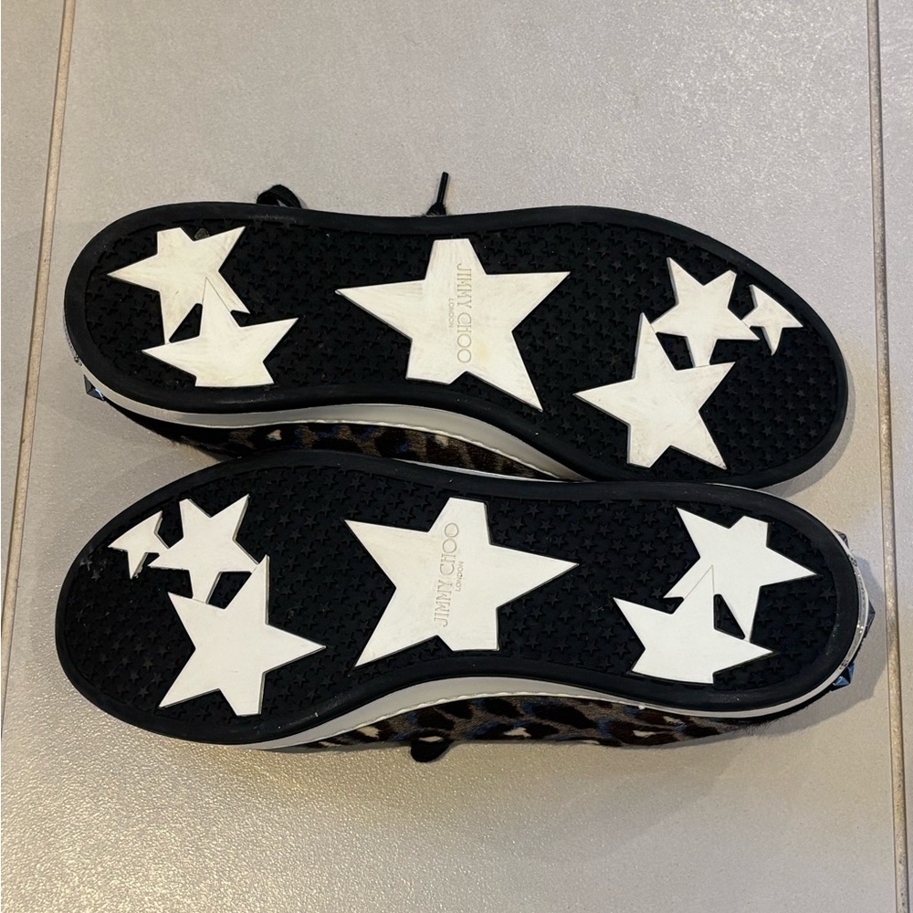 Like New! Jimmy Choo Pony Hair Sneakers - Picture 5 of 9
